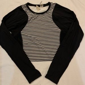CALIA cropped swim top